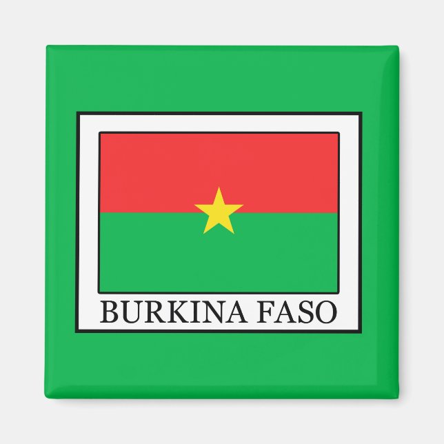 Burkina Faso Magnet (Framsidan)