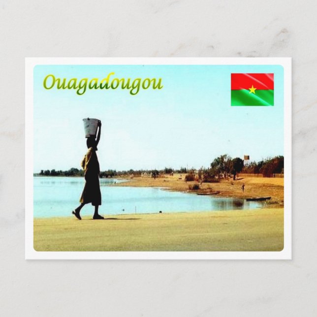 Burkina Faso - Ouagadougou - Barrage Ouaga - Vykort (Framsida)