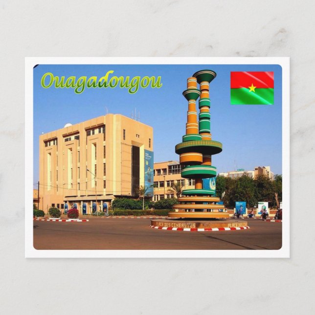 Burkina Faso - Ouagadougou - Ouaga - Vykort (Framsida)