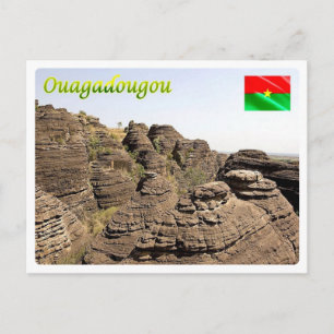 Burkina Faso - Ouagadougou - Peaks of Fabedougou - Vykort