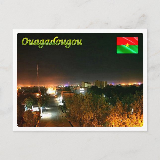 Burkina Faso - Ouagadougou - Vykort (Framsida)
