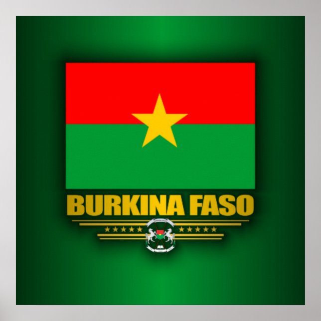 Burkina Faso Pride Poster (Framsidan)