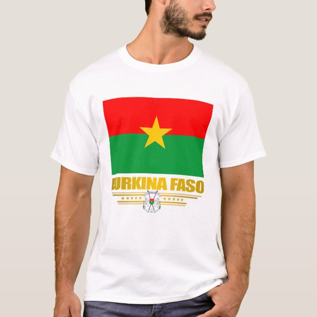 Burkina Faso Pride T-shirt (Framsida)