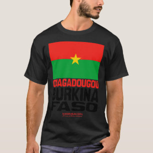 Burkina Faso representerar T Shirt