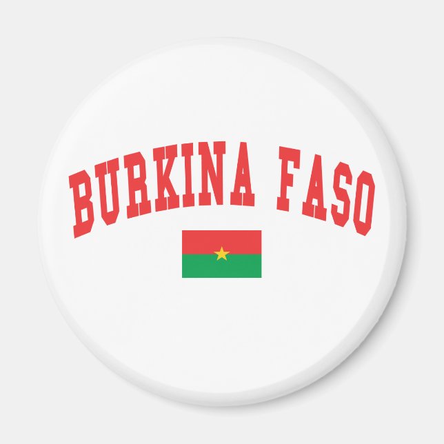 Burkina Faso Stil Magnet (Framsidan)