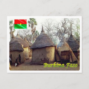 Burkina Faso - Traditionella hem - Vykort