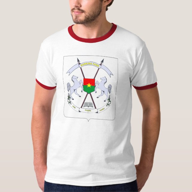 Burkina Faso vapensköld T Shirt (Framsida)