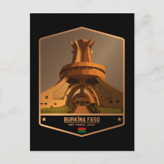 Burkina Faso Vykort (Framsida)