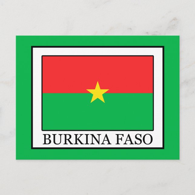 Burkina Faso Vykort (Framsida)