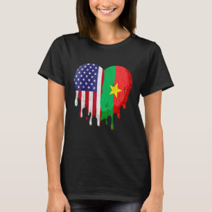 Burkinabe American Patriot Grown Land Smälter H T Shirt