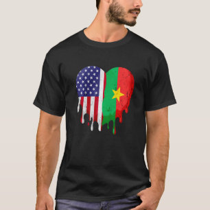Burkinabe American Patriot Grown Land Smälter H T Shirt