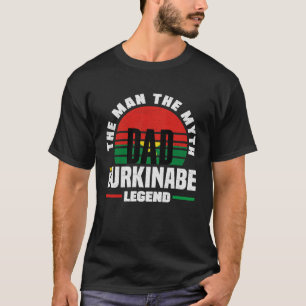 Burkinabe Burkina Faso Burkinabe Flag Fars Dag T Shirt