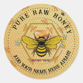 Burkmed Honung Etiketter | Bina & Bikupa Apiary Kl
