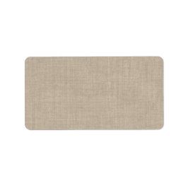 Burlap-adressetikett Adressetikett