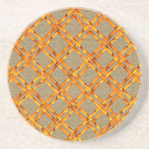 BURLAP-AND-BAMBOO UNDERLÄGG SANDSTEN