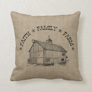 Burlap Barn Kudde