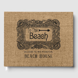 Burlap Beach House Gästböcker