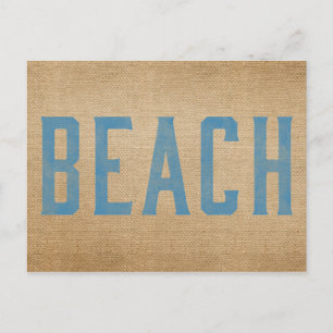 Burlap Beach Vykort