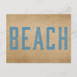 Burlap Beach Vykort