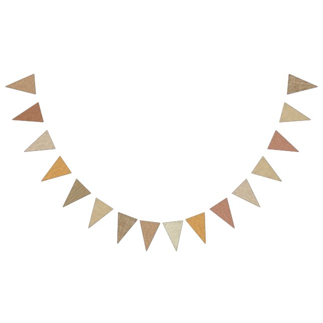 Burlap Bunting Banner Flaggor (Alla)