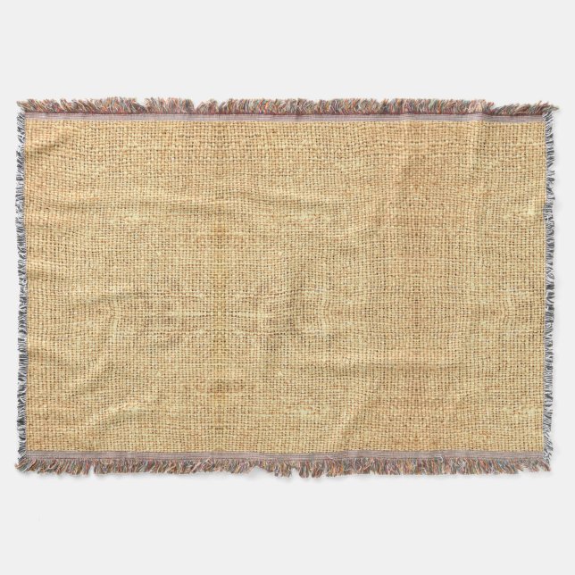 Burlap Coffee Sack Filt (Framsidan)