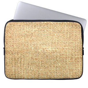 Burlap Coffee Sack Laptop Fodral