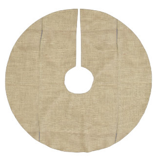 Burlap Gunnys Sack Julgransmatta Borstad Polyester