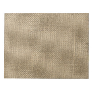 Burlap i Natural Beige Anteckningsblock