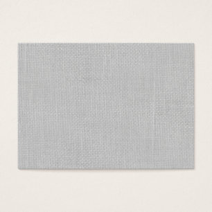 Burlap i silvrig vit visitkort