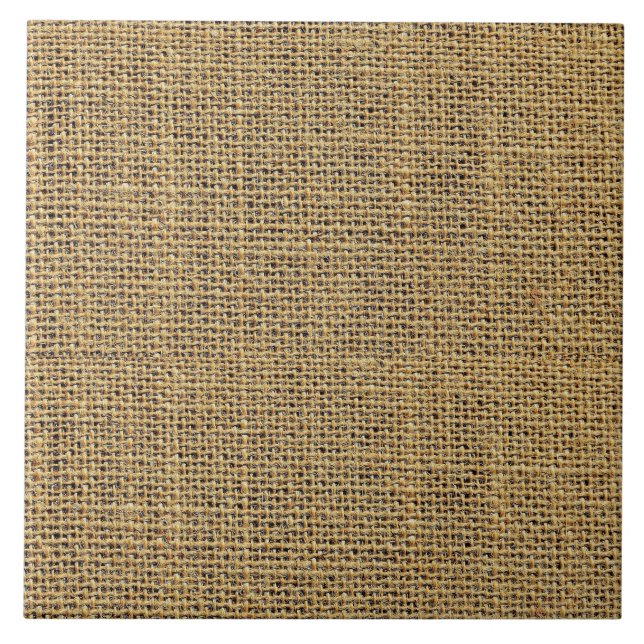 Burlap Jute Kakelplatta (Framsidan)