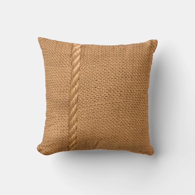 Burlap Kudde (Framsida)