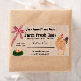 Burlap och Play Farm Fresh Chicken Eggs Fraktsedel