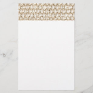 Burlap struktur brevpapper