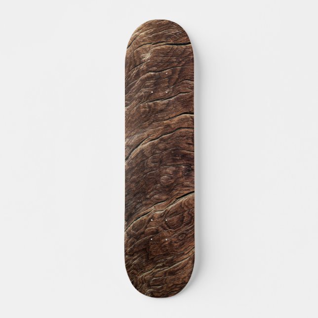 Burled Wood Nature's Beauty Mini Skateboard Bräda 18,5 Cm (Framsida)
