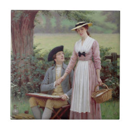 Burleigh och hans Äkta kärlek Kakelplatta