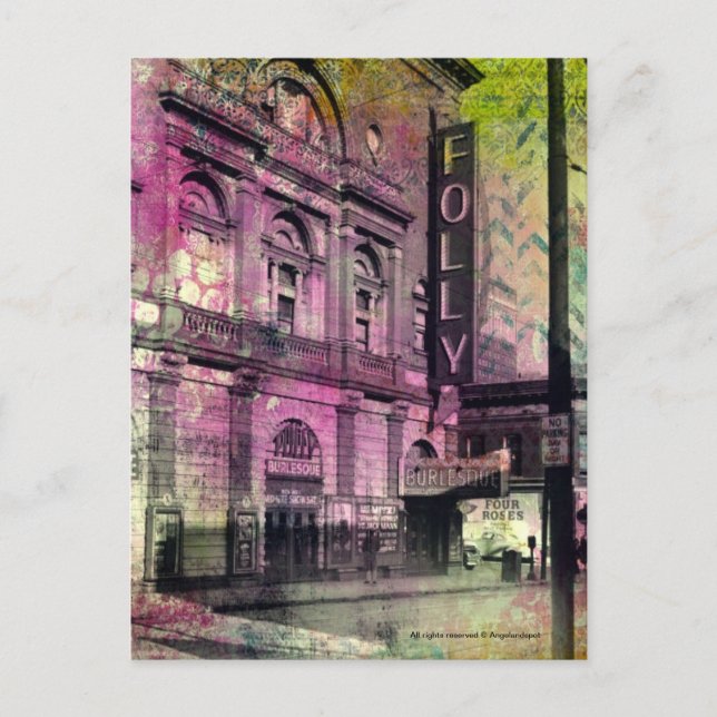 Burlesque Luddsprunge Vykort (Framsida)