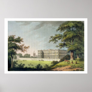 Burley Rutlandshire (färglithoen) Poster