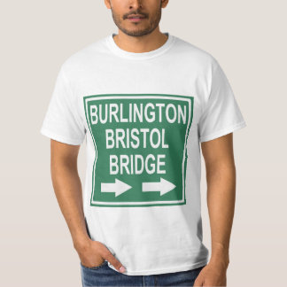 Burlington-Bristol överbryggar undertecknar T Shirt