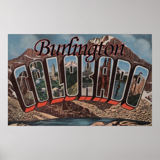 Burlington, Colorado - Stora Brev Scenes Poster (Framsidan)