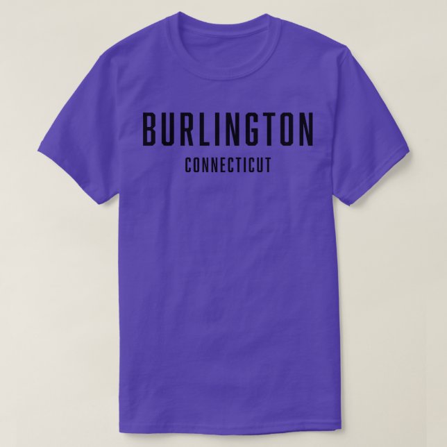 Burlington Connecticut TShirt T Shirt (Design framsida)