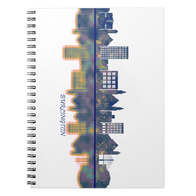 Burlington Iowa Anteckningsbok (Framsidan)