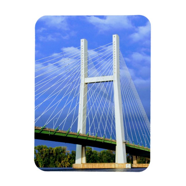 Burlington, Iowa Bridge till IL Magnet (Vertikal)