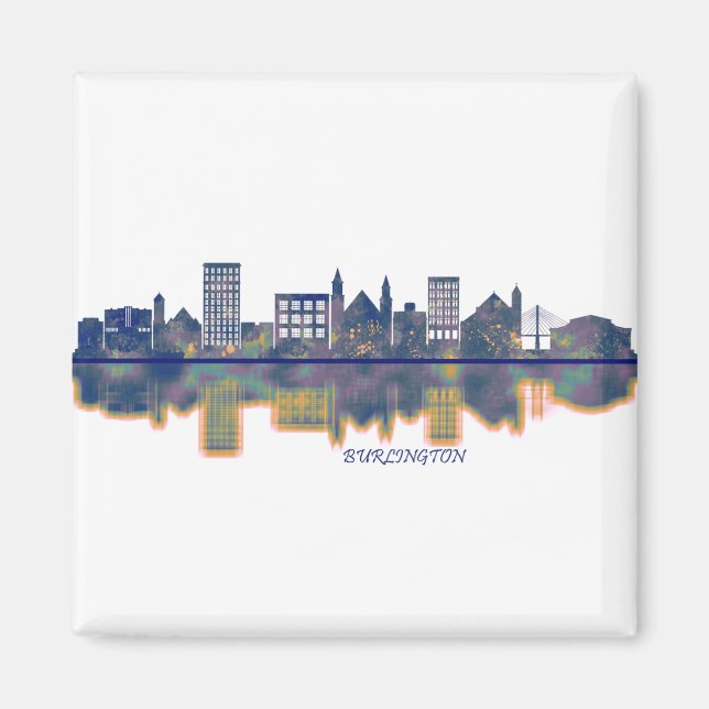 Burlington Iowa Magnet (Framsidan)