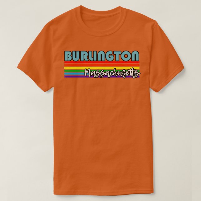 Burlington Massachusetts Pride Burlington LGBT Gi T Shirt (Design framsida)