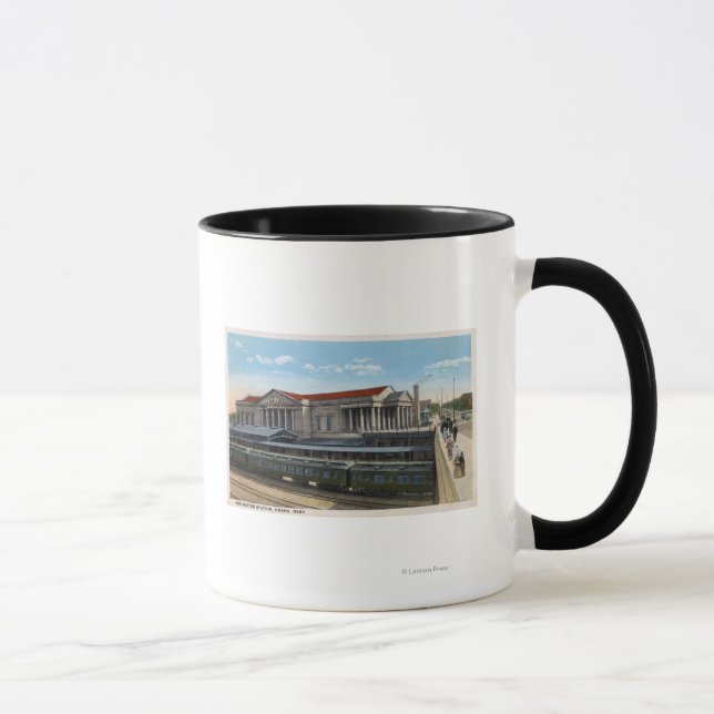 Burlington Railroad Station View Mugg (Höger)