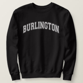 BURLINGTON Universiteten-Stil Sweater College Lång Ärmad Tröja