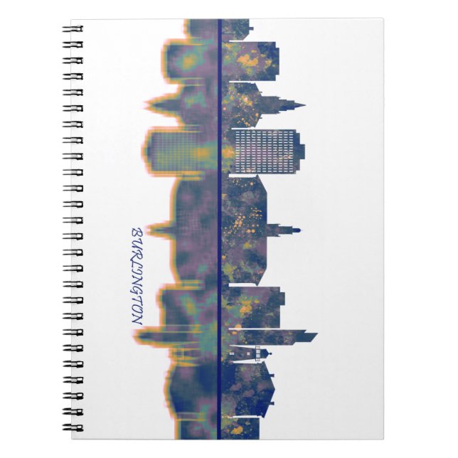 Burlington Vermont Anteckningsbok (Framsidan)