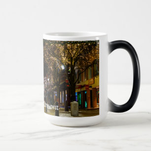 Burlington Vermont Church Street vid jul-mugg Magisk Mugg