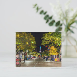 Burlington, Vermont cityscape-fotografi, vykort