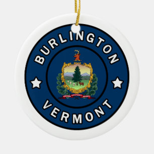 Burlington Vermont Julgransprydnad Keramik